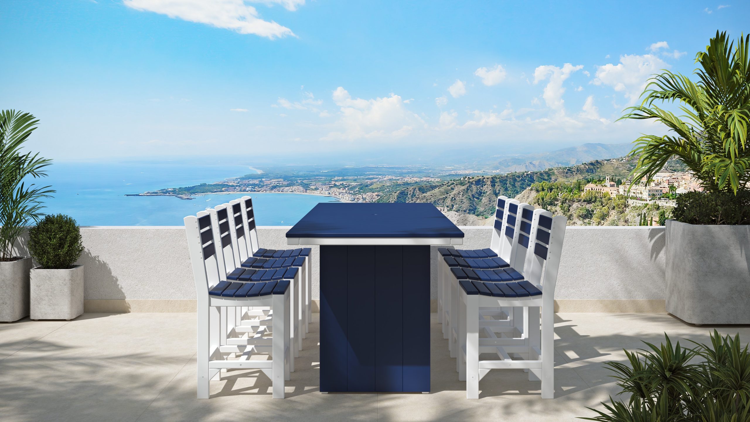 3 X 10 Rectangular Urban Table (Dining Height)